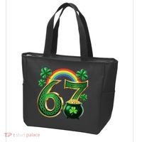 Shamrock Rainbow 67 St Patrick’s Day 6-7 Meme Tote Bag thumb 3