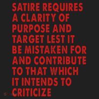 Satire Requires A Clarity Of Purpose And Target Hat thumb 2