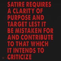 Satire Requires A Clarity Of Purpose And Target Kids Sweatshirt thumb 2
