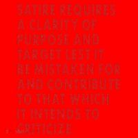 Satire Requires A Clarity Of Purpose And Target Santa Hat thumb 1