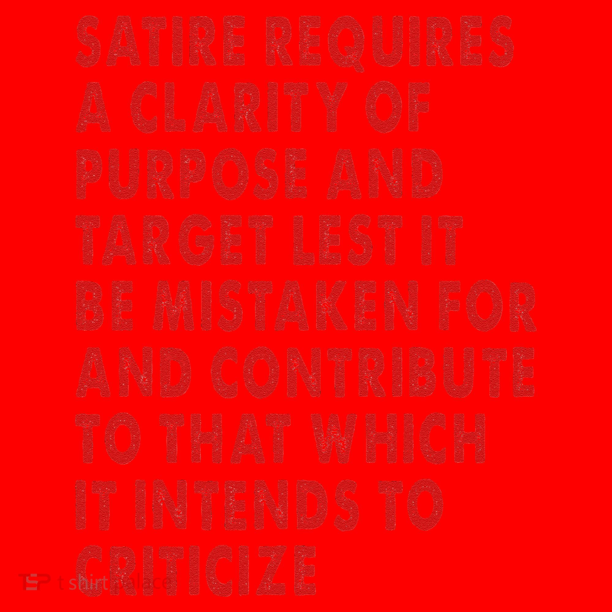 Satire Requires A Clarity Of Purpose And Target Santa Hat