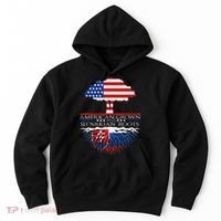 Slovakian Roots American Grown Tree Flag Us Slovakia Hoodie thumb 0