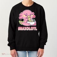 Snaxolotl Ramen Axolotl Kawaii Fish Women's Sweatshirt thumb 0