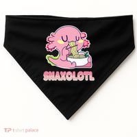 Snaxolotl Ramen Axolotl Kawaii Fish USA-Made Doggie Bandana thumb 0