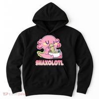 Snaxolotl Ramen Axolotl Kawaii Fish Hoodie thumb 0