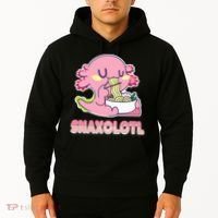 Snaxolotl Ramen Axolotl Kawaii Fish Hoodie thumb 2