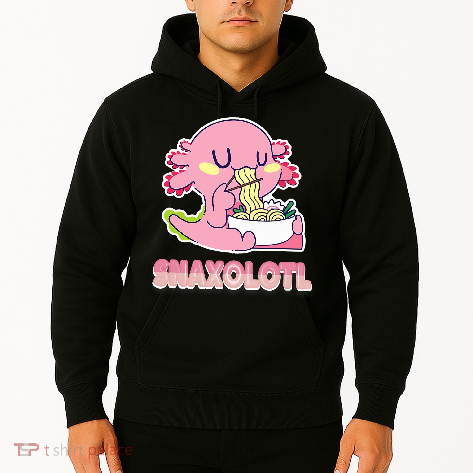 Snaxolotl Ramen Axolotl Kawaii Fish Hoodie