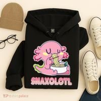 Snaxolotl Ramen Axolotl Kawaii Fish Hoodie thumb 4