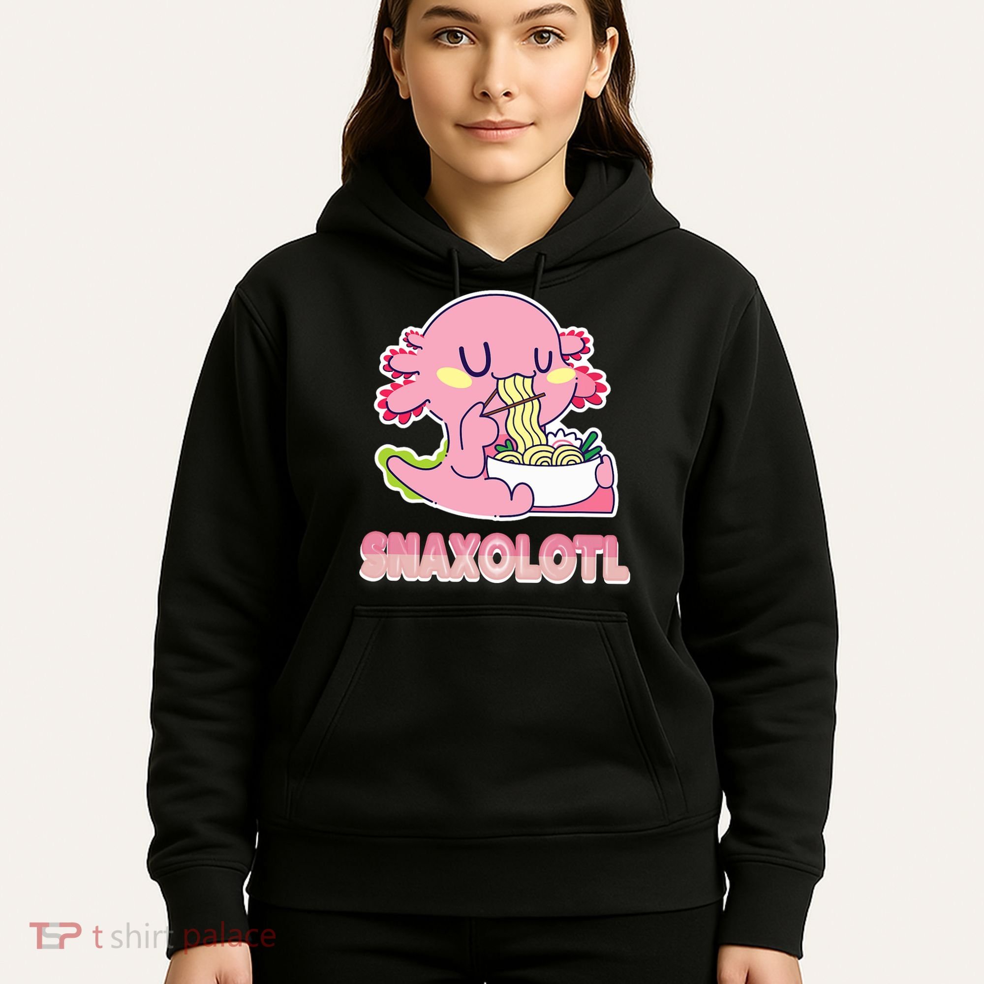Snaxolotl Ramen Axolotl Kawaii Fish Hoodie