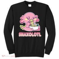 Snaxolotl Ramen Axolotl Kawaii Fish Sweatshirt thumb 0