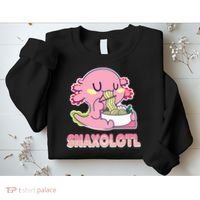 Snaxolotl Ramen Axolotl Kawaii Fish Sweatshirt thumb 2