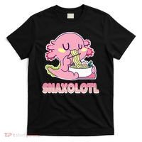 Snaxolotl Ramen Axolotl Kawaii Fish T-Shirt thumb 0