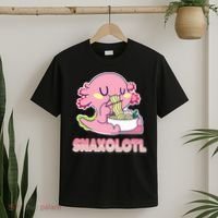 Snaxolotl Ramen Axolotl Kawaii Fish T-Shirt thumb 2