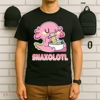 Snaxolotl Ramen Axolotl Kawaii Fish T-Shirt thumb 6