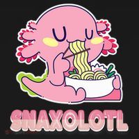 Snaxolotl Ramen Axolotl Kawaii Fish Mousepad thumb 1