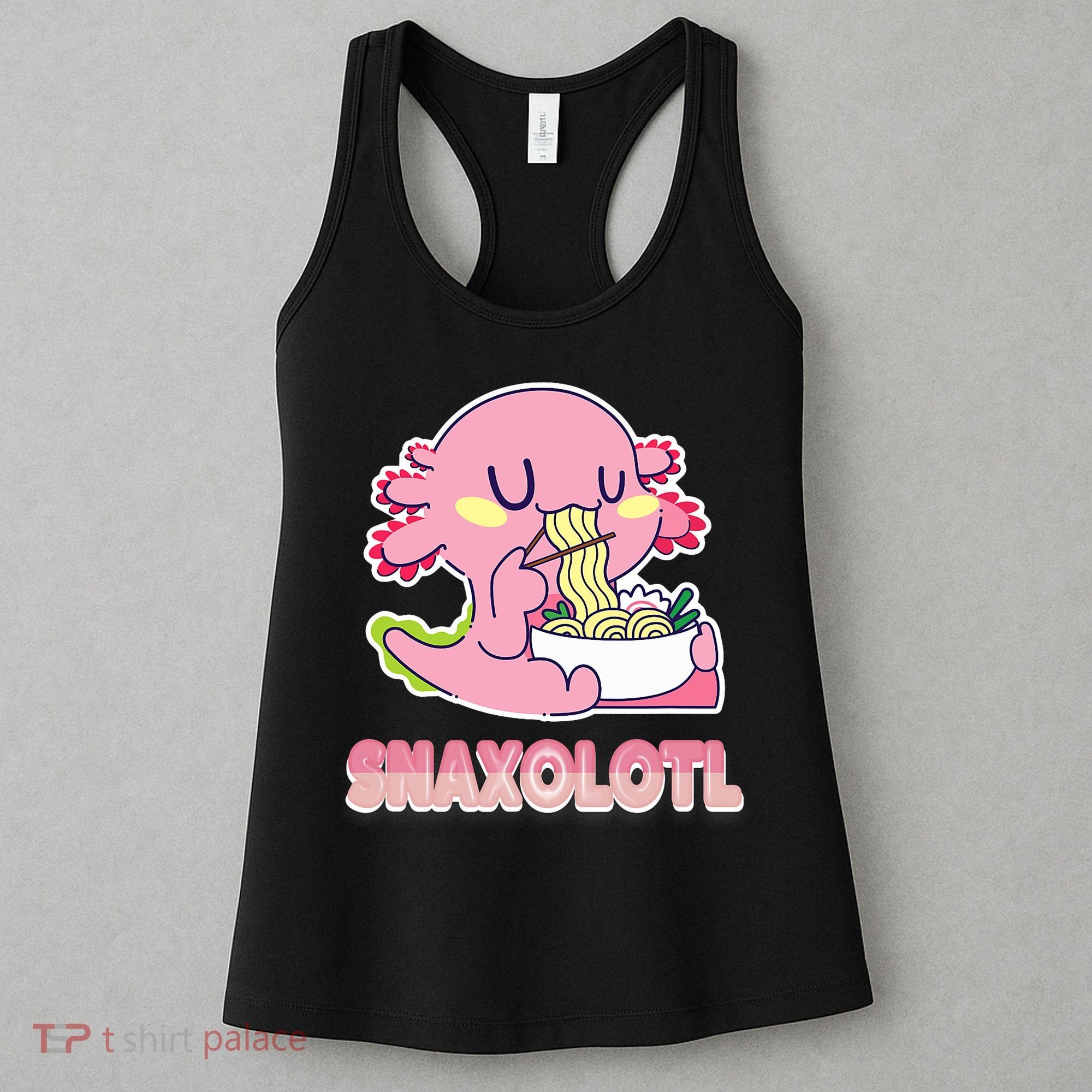 Snaxolotl Ramen Axolotl Kawaii Fish Women's Tank Top