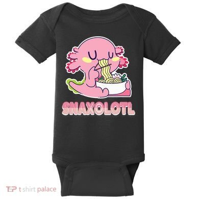 Snaxolotl Ramen Axolotl Kawaii Fish Baby Bodysuit