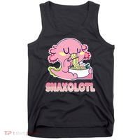 Snaxolotl Ramen Axolotl Kawaii Fish Tank Top thumb 0