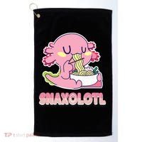 Snaxolotl Ramen Axolotl Kawaii Fish Golf Towel thumb 0