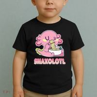 Snaxolotl Ramen Axolotl Kawaii Fish Toddler T-Shirt thumb 2