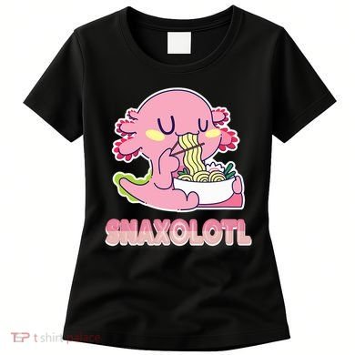 Snaxolotl Ramen Axolotl Kawaii Fish Women's T-Shirt