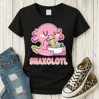 Snaxolotl Ramen Axolotl Kawaii Fish Women's T-Shirt thumb 3