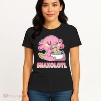 Snaxolotl Ramen Axolotl Kawaii Fish Women's T-Shirt thumb 4