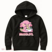 Snaxolotl Ramen Axolotl Kawaii Fish Kids Hoodie thumb 0
