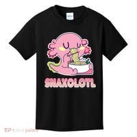 Snaxolotl Ramen Axolotl Kawaii Fish Kids T-Shirt thumb 0