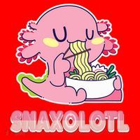 Snaxolotl Ramen Axolotl Kawaii Fish Santa Hat thumb 1