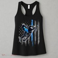Snowmobile Riding American Flag Women's Tank Top thumb 3