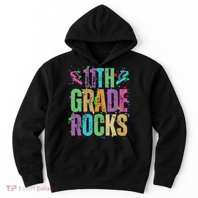 School Rocks Back To School Rockin 11th Grade Rocks Hoodie
