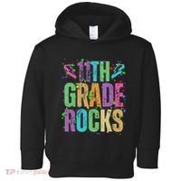 School Rocks Back To School Rockin 11th Grade Rocks Toddler Hoodie thumb 0