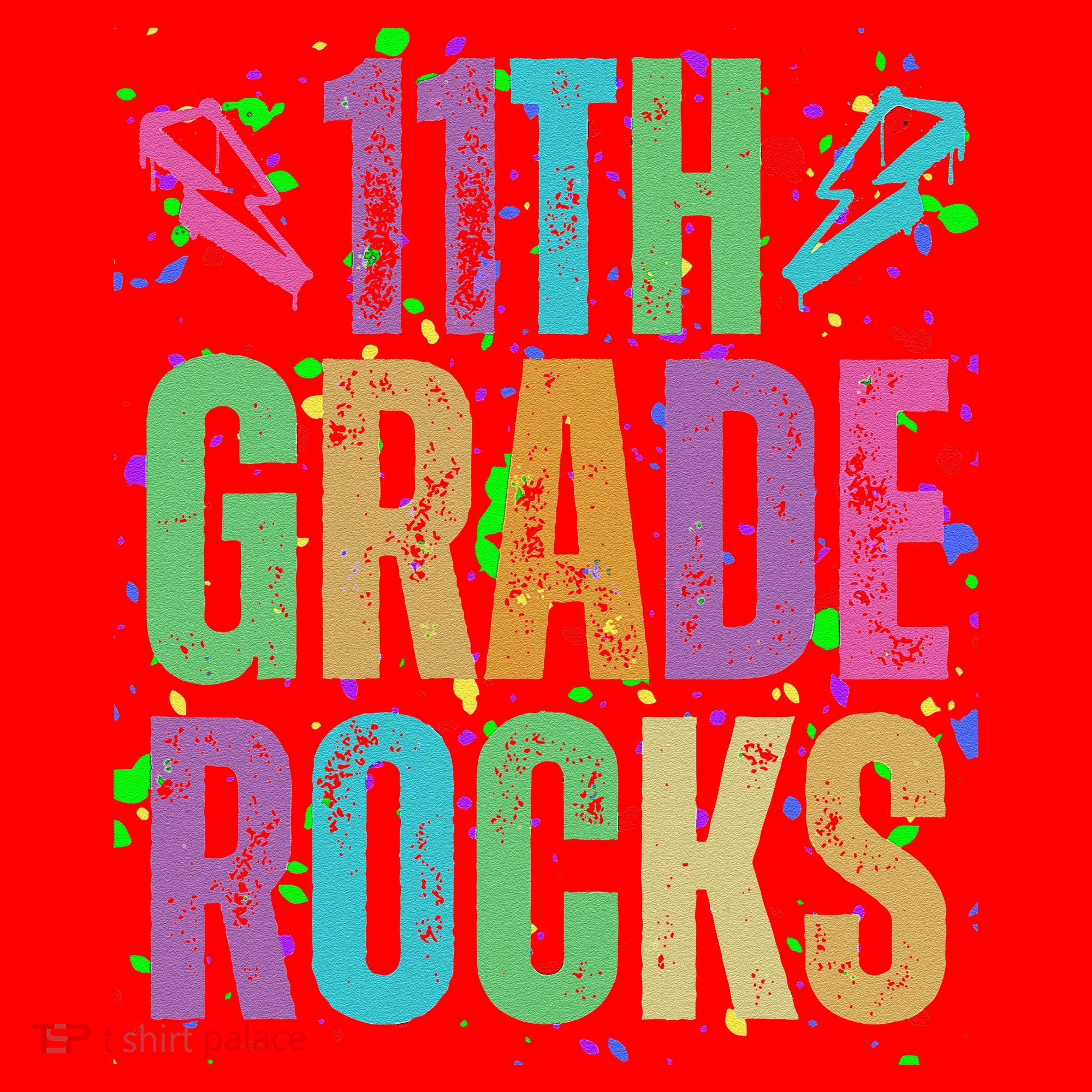 School Rocks Back To School Rockin 11th Grade Rocks Santa Hat