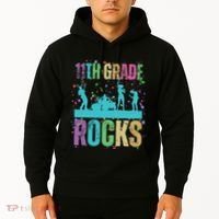 School Rocks Back To School Rockin 11th Grade Rocks Hoodie thumb 2
