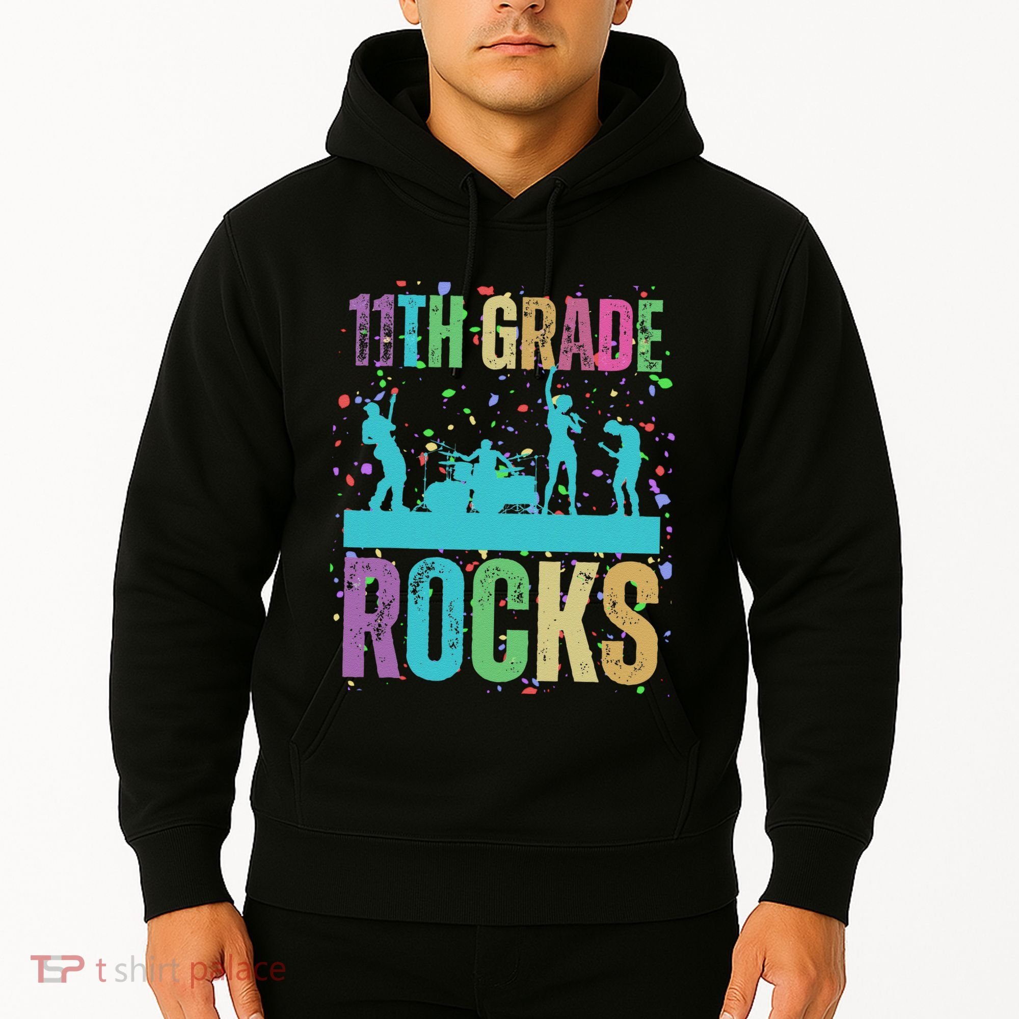 School Rocks Back To School Rockin 11th Grade Rocks Hoodie