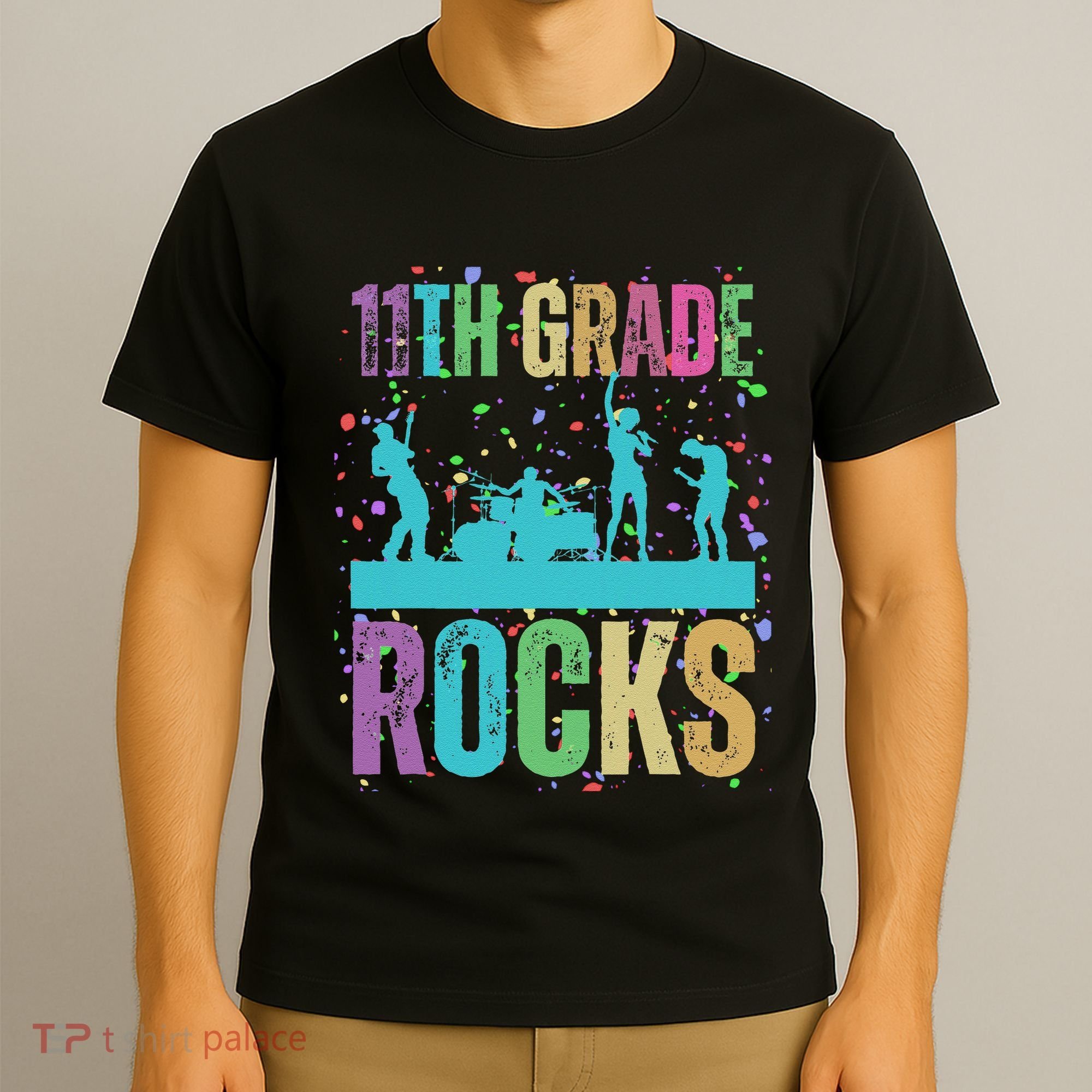 School Rocks Back To School Rockin 11th Grade Rocks T-Shirt