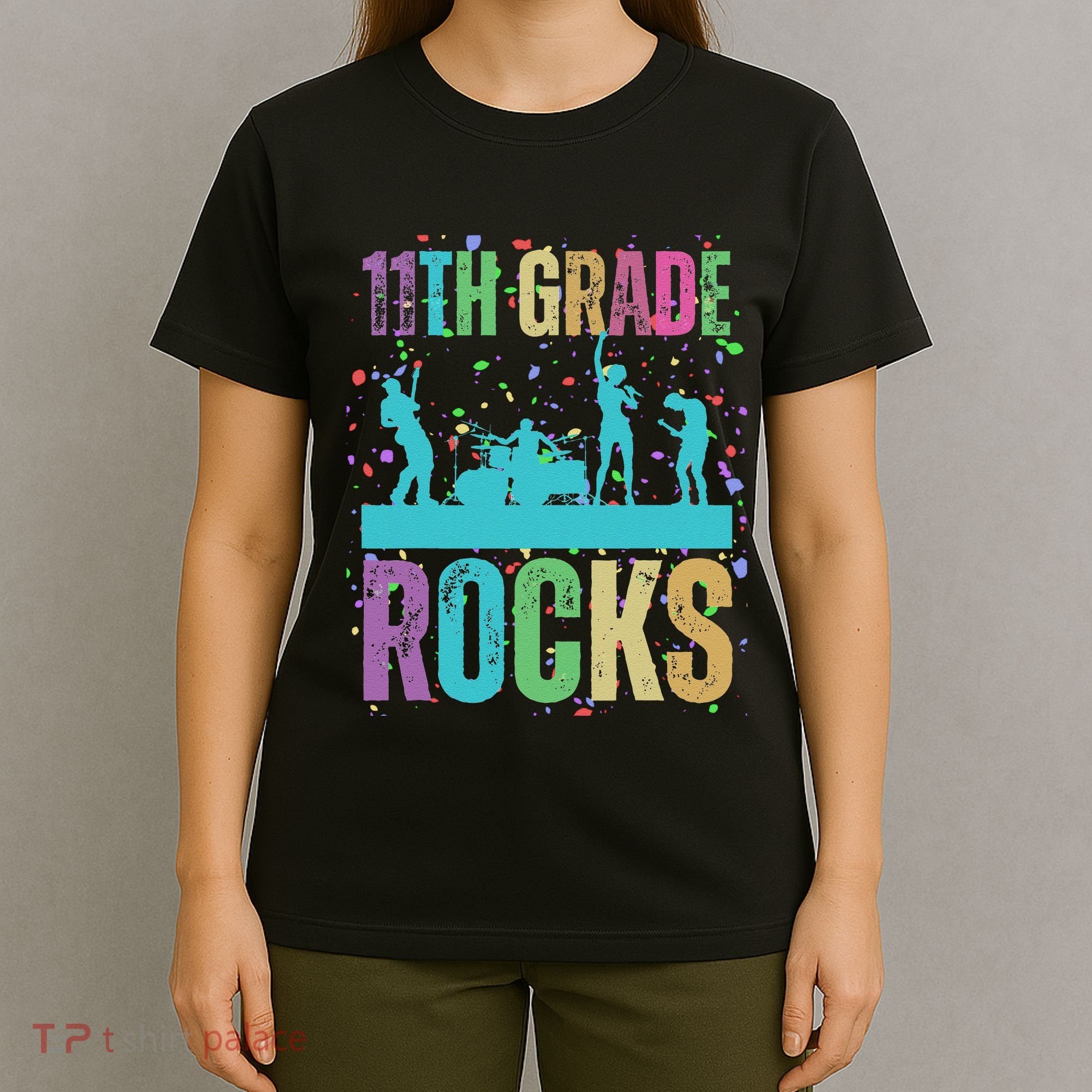 School Rocks Back To School Rockin 11th Grade Rocks T-Shirt