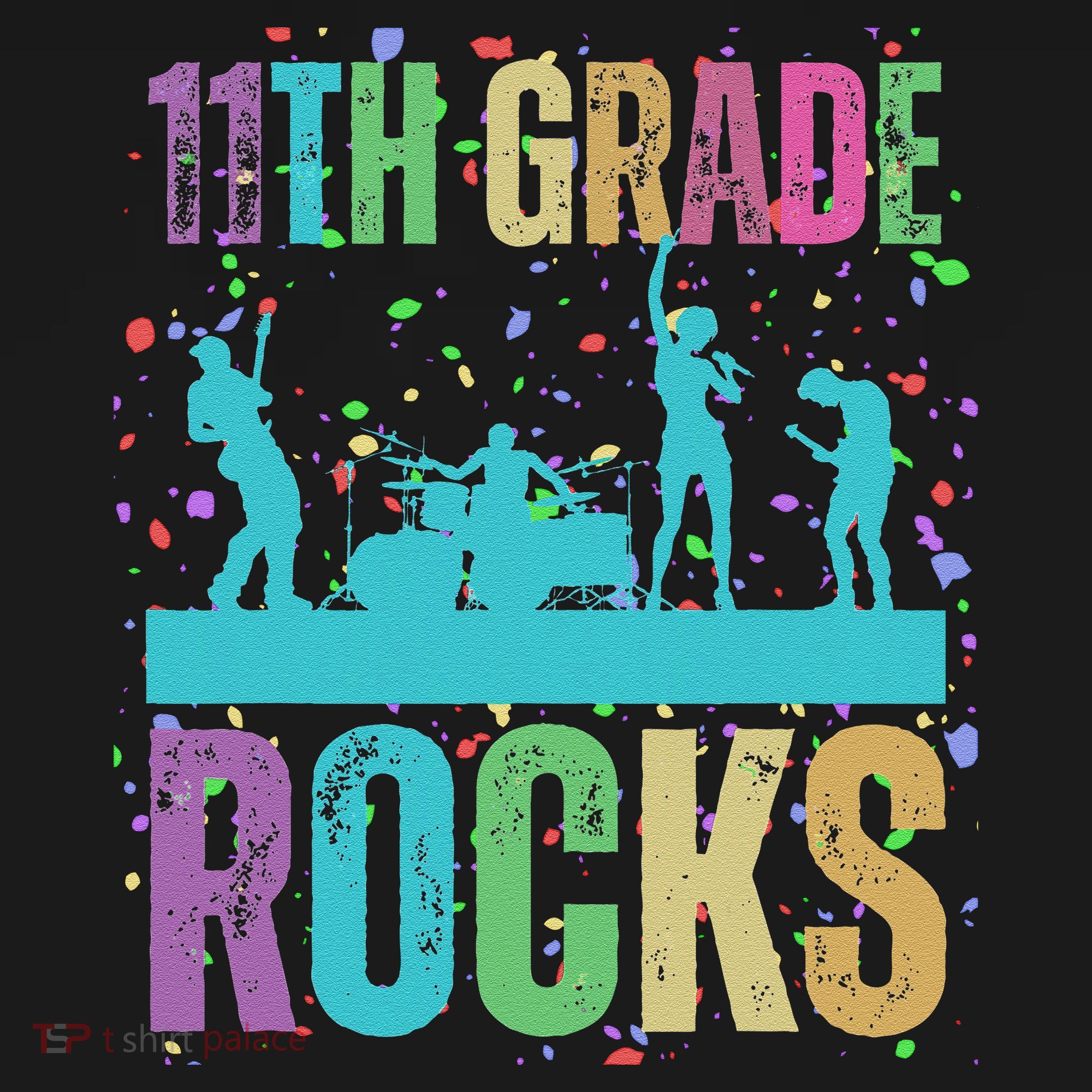 School Rocks Back To School Rockin 11th Grade Rocks T-Shirt