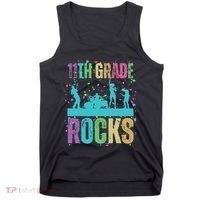 School Rocks Back To School Rockin 11th Grade Rocks Tank Top thumb 0