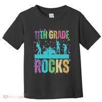School Rocks Back To School Rockin 11th Grade Rocks Toddler T-Shirt thumb 0
