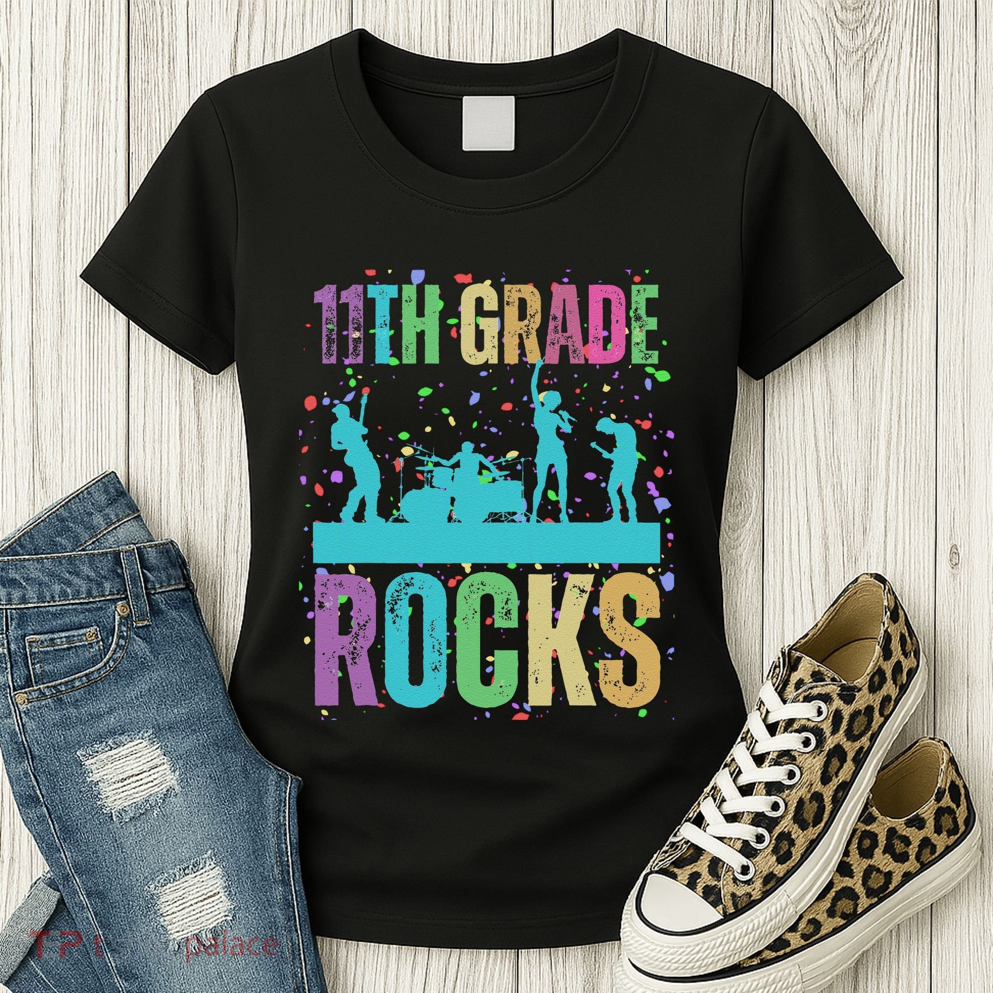School Rocks Back To School Rockin 11th Grade Rocks Women's T-Shirt