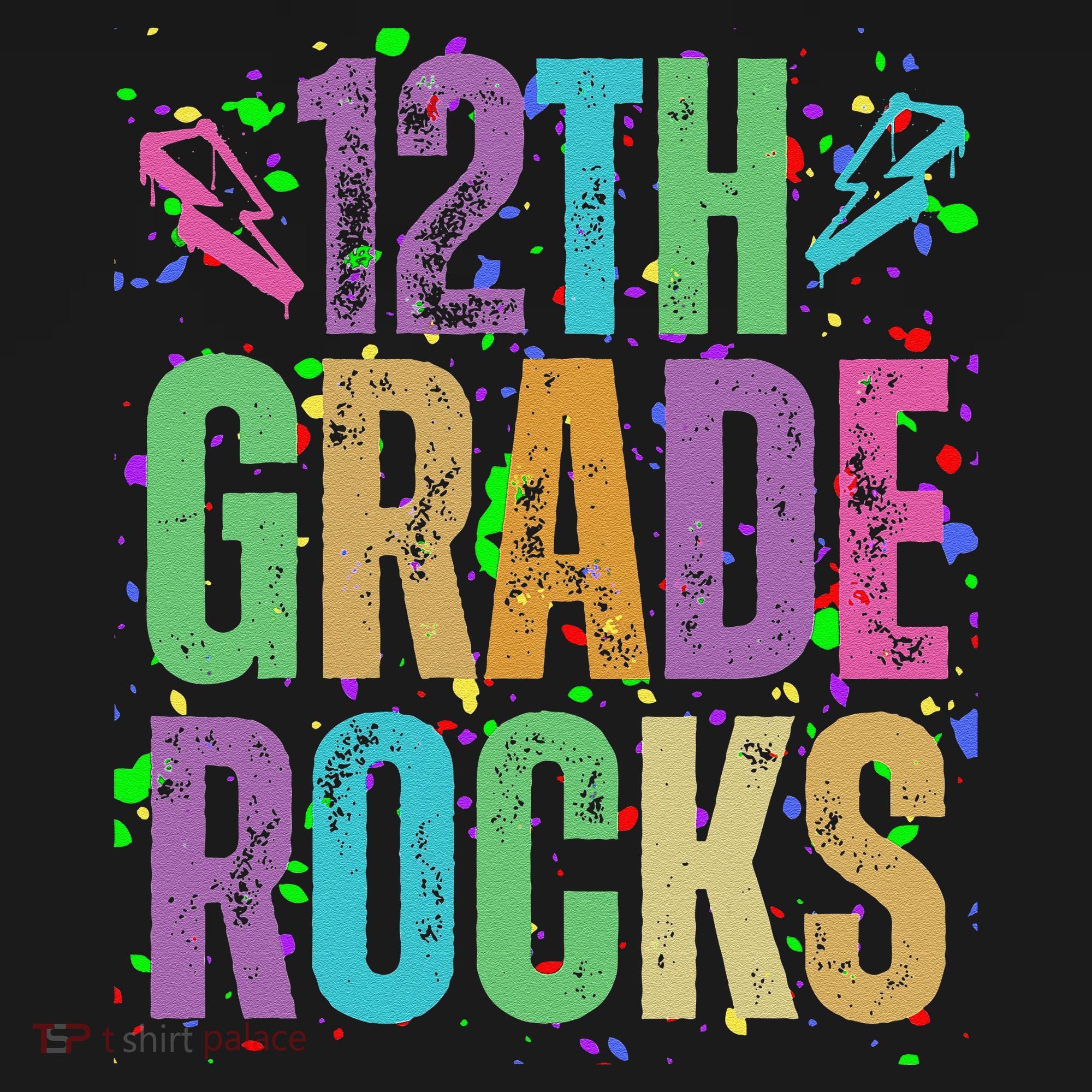 School Rocks Back To School Rockin 12th Grade Rocks Hoodie