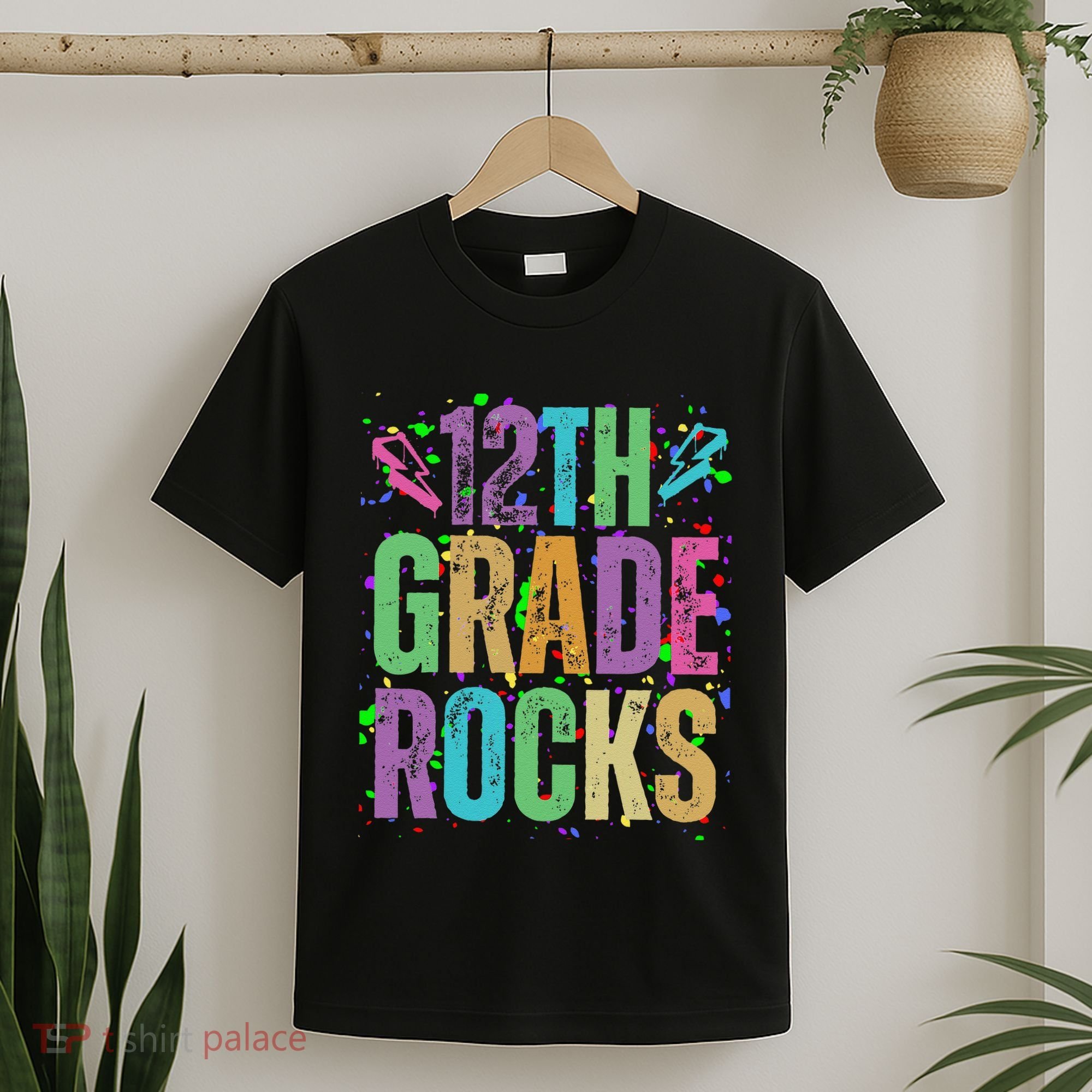 School Rocks Back To School Rockin 12th Grade Rocks T-Shirt