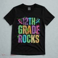 School Rocks Back To School Rockin 12th Grade Rocks T-Shirt thumb 5