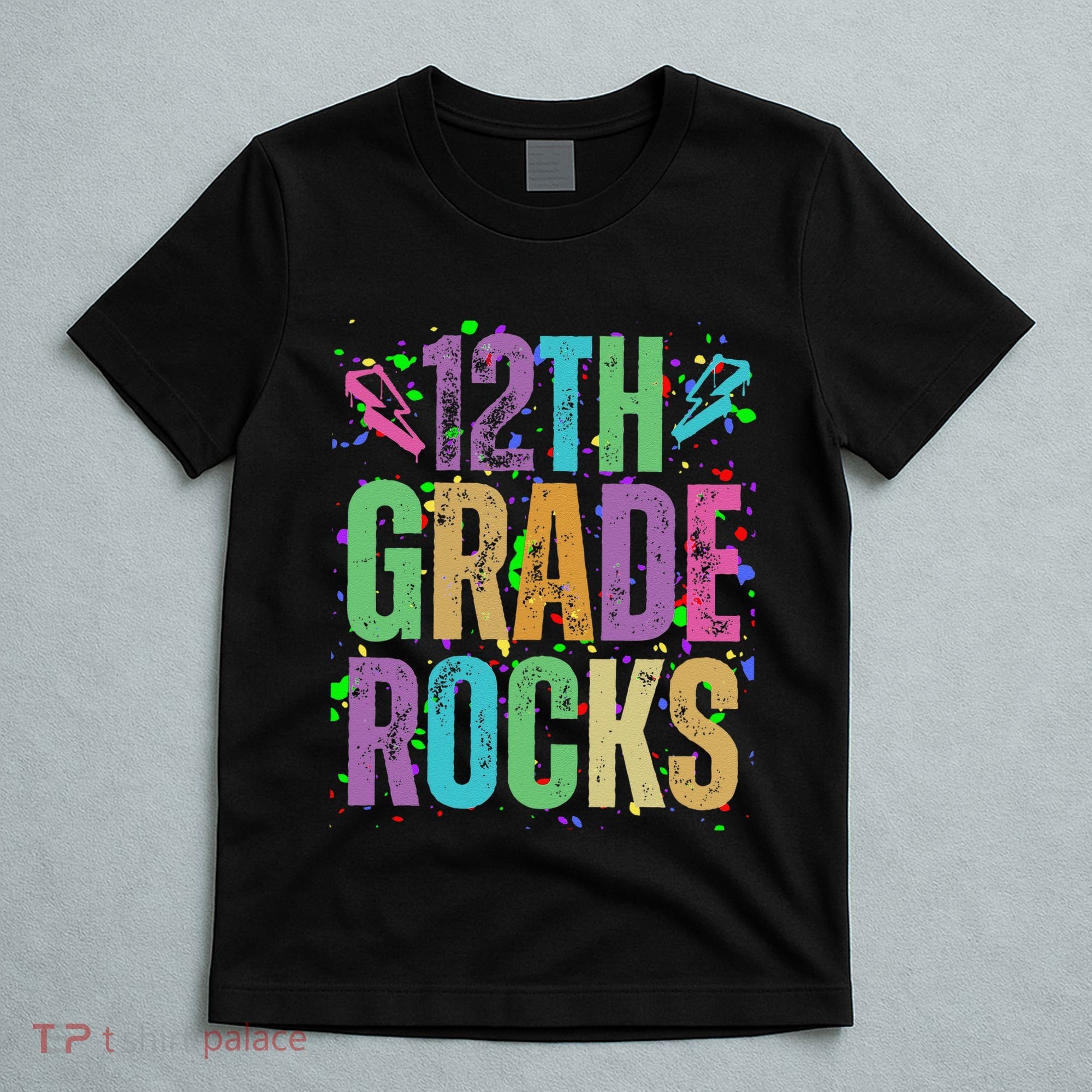 School Rocks Back To School Rockin 12th Grade Rocks T-Shirt