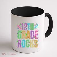 School Rocks Back To School Rockin 12th Grade Rocks Coffee Mug thumb 1