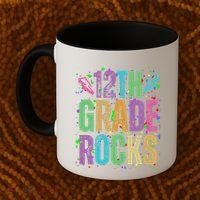 School Rocks Back To School Rockin 12th Grade Rocks Coffee Mug thumb 2