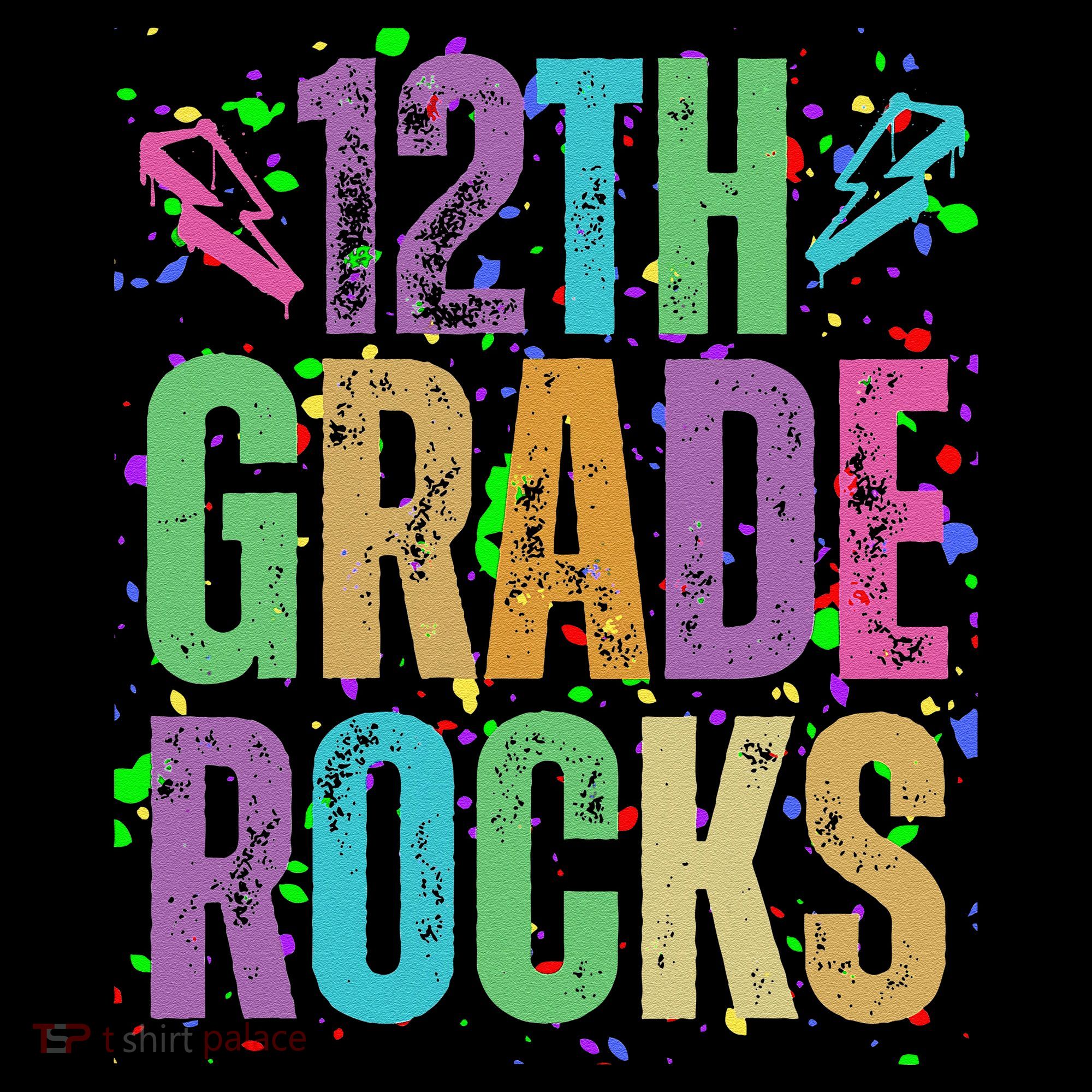 School Rocks Back To School Rockin 12th Grade Rocks Women's Hoodie
