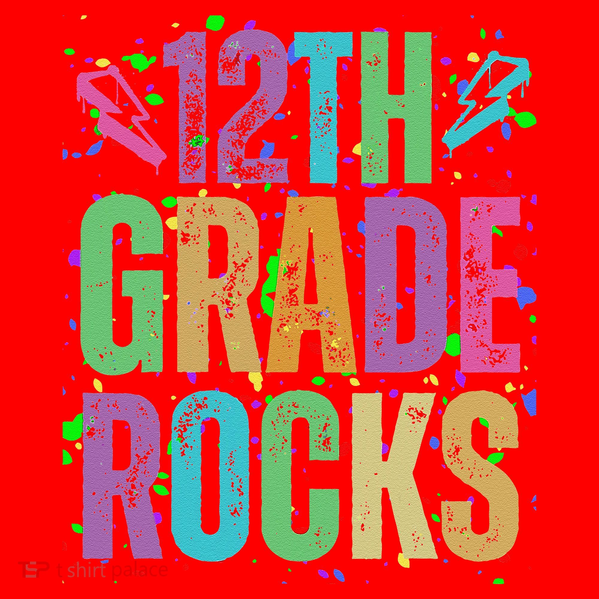 School Rocks Back To School Rockin 12th Grade Rocks Santa Hat